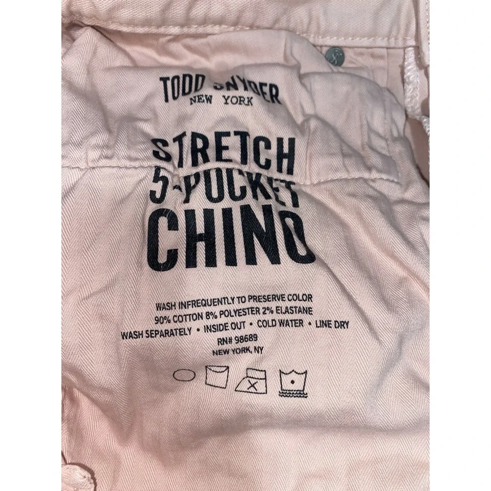 Todd Snyder NYC Stretch 5 Pocket Chino Men's size 31X32 in‎ Pink
